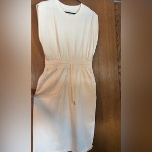 Elegant Cream Midi Dress